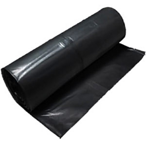 10 Mil Black Plastic Sheeting - Heavy Duty Visqueen Roll - 20 x 100