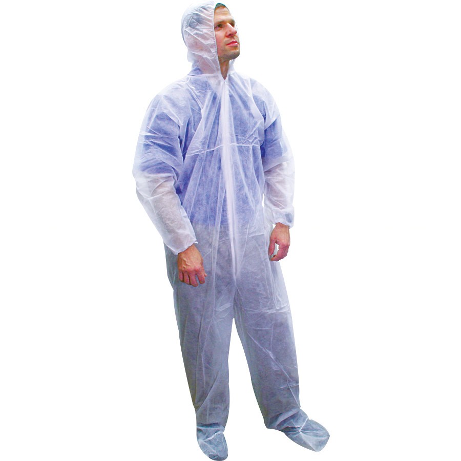 Disposable Spun Polyester With Hood And Boot 