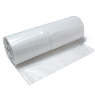 Plasticplace 17 in. W x 16 in. H 4 Gal. 0.7 mil White Flat Seal